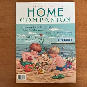 Mary Engelbreit Home Companion Magazine & Ann Estelle Paper Doll Aug/Sept 1999